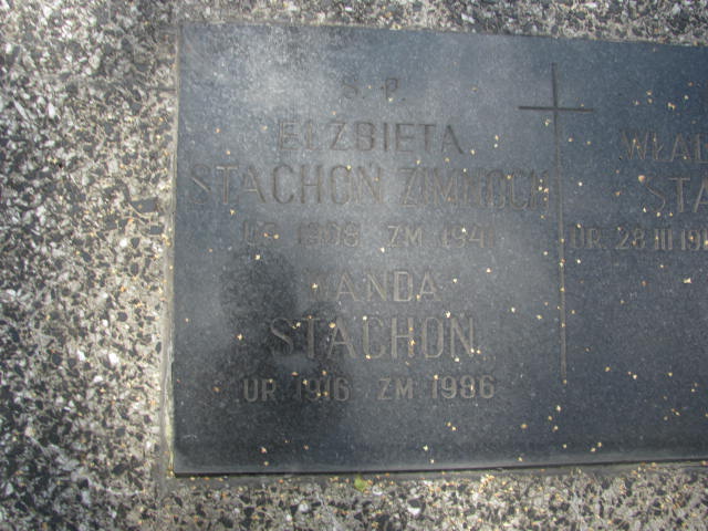 Elżbieta Stachoń Zimnoch 1907 Kraków-Salwator - Grobonet - Wyszukiwarka osób pochowanych