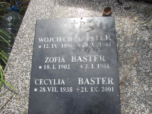 Wojciech Baster 1896 Kraków-Salwator - Grobonet - Wyszukiwarka osób pochowanych