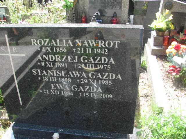 Rozalia Nawrot 1856 Kraków-Salwator - Grobonet - Wyszukiwarka osób pochowanych