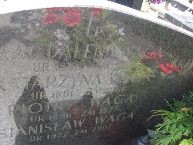 Magdalena Waga 1865 Kraków-Salwator - Grobonet - Wyszukiwarka osób pochowanych