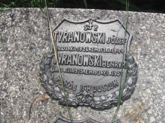 Rozalia Tyranowska 1884 Kraków-Salwator - Grobonet - Wyszukiwarka osób pochowanych