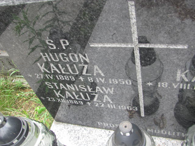 Hugon Kałuża 1889 Kraków-Salwator - Grobonet - Wyszukiwarka osób pochowanych