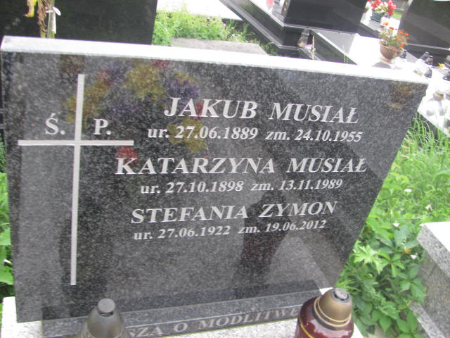 Jakub Musiał 1889 Kraków-Salwator - Grobonet - Wyszukiwarka osób pochowanych