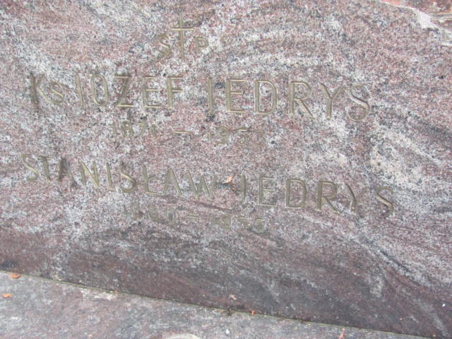 Stanisław Jędrys 1879 Kraków-Salwator - Grobonet - Wyszukiwarka osób pochowanych