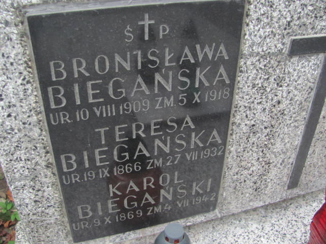 Karol Biegański 1869 Kraków-Salwator - Grobonet - Wyszukiwarka osób pochowanych