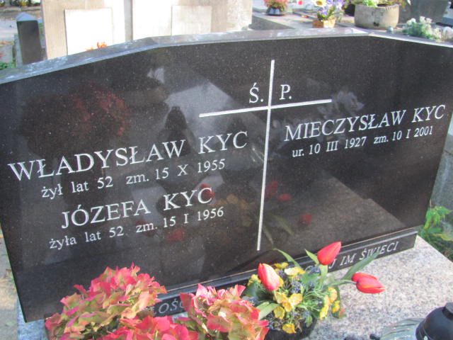 Władysław Kyc Kraków-Salwator - Grobonet - Wyszukiwarka osób pochowanych