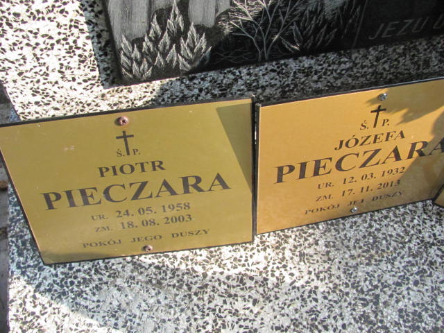Piotr Pieczara 1958 Kraków-Salwator - Grobonet - Wyszukiwarka osób pochowanych