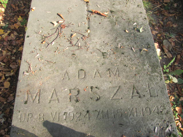 Adam Marszał 1924 Kraków-Salwator - Grobonet - Wyszukiwarka osób pochowanych