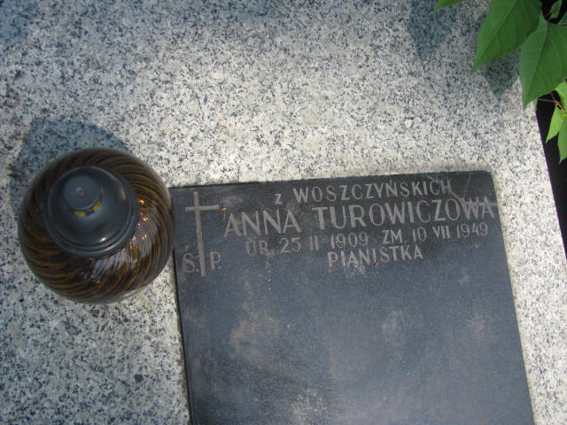 Anna Turowicz 1909 Kraków-Salwator - Grobonet - Wyszukiwarka osób pochowanych