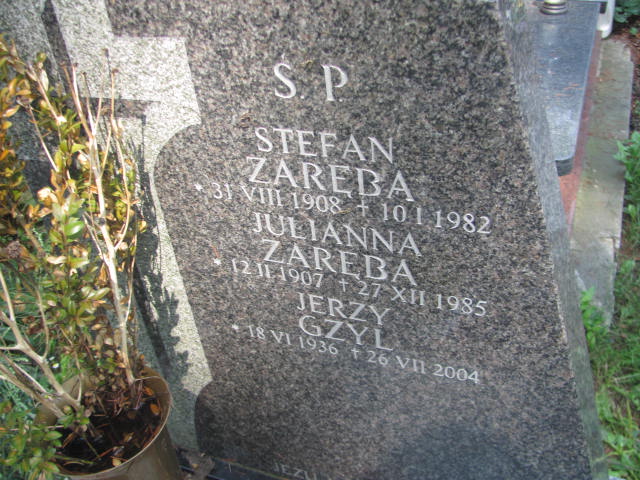 Julianna Zaręba 1907 Kraków-Salwator - Grobonet - Wyszukiwarka osób pochowanych