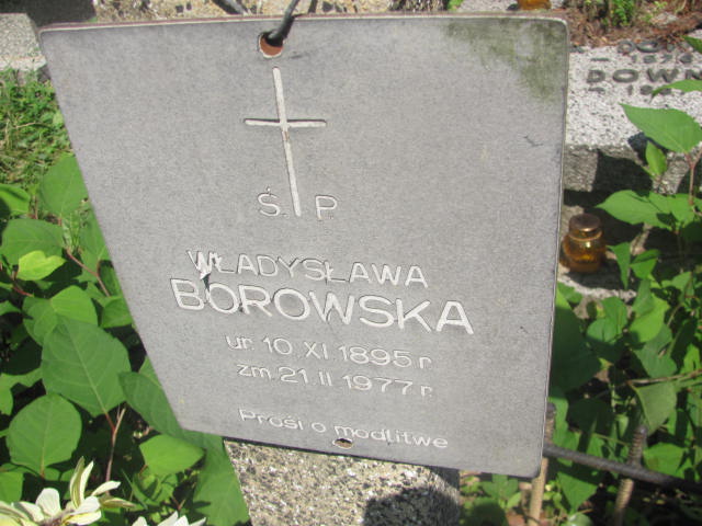  Borowska 1895 Kraków-Salwator - Grobonet - Wyszukiwarka osób pochowanych