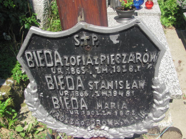 Maria Bieda 1961 Kraków-Salwator - Grobonet - Wyszukiwarka osób pochowanych