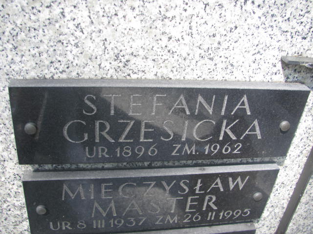 Stefania Grzesicka 1896 Kraków-Salwator - Grobonet - Wyszukiwarka osób pochowanych