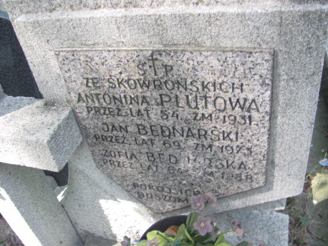 Antonina Pluta Kraków-Salwator - Grobonet - Wyszukiwarka osób pochowanych