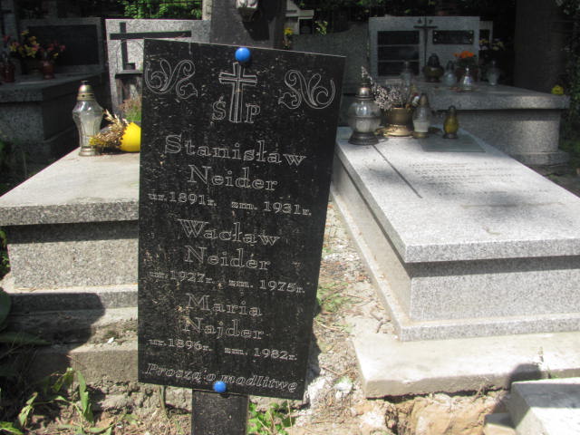 Stanisław Neider 1890 Kraków-Salwator - Grobonet - Wyszukiwarka osób pochowanych