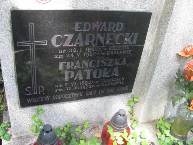 Edward Czarnecki 1906 Kraków-Salwator - Grobonet - Wyszukiwarka osób pochowanych