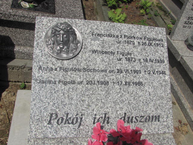 Wincenty Figuła 1872 Kraków-Salwator - Grobonet - Wyszukiwarka osób pochowanych