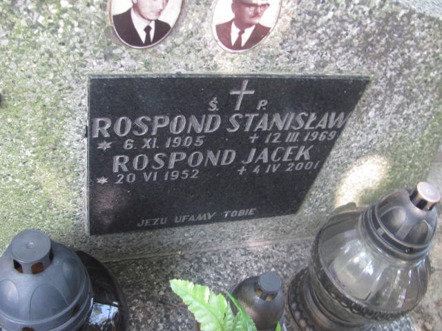 Stanisław Rospond 1905 Kraków-Salwator - Grobonet - Wyszukiwarka osób pochowanych