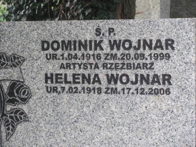 Dominik Wojnar 1916 Kraków-Salwator - Grobonet - Wyszukiwarka osób pochowanych