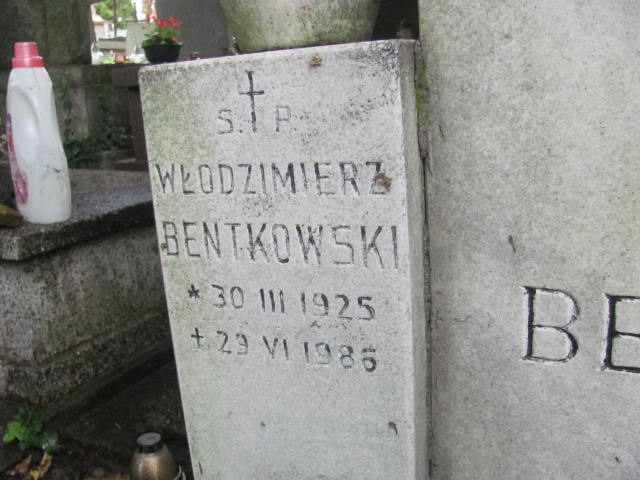 Włodzimierz Bentkowski 1925 Kraków-Salwator - Grobonet - Wyszukiwarka osób pochowanych