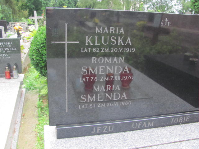 Roman Smenda 1892 Kraków-Salwator - Grobonet - Wyszukiwarka osób pochowanych