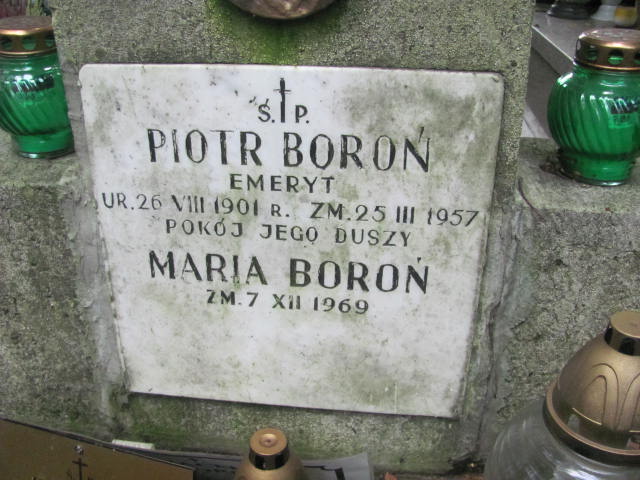 Maria Boroń 1902 Kraków-Salwator - Grobonet - Wyszukiwarka osób pochowanych