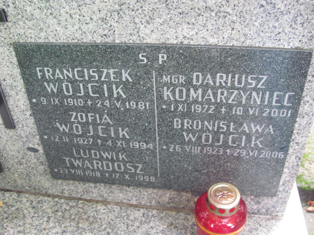 Franciszek Wójcik 1910 Kraków-Salwator - Grobonet - Wyszukiwarka osób pochowanych