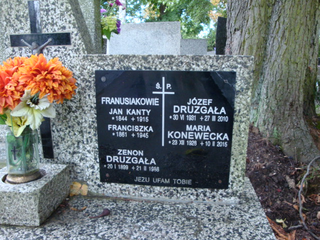 Franciszka Franusiak 1860 Kraków-Salwator - Grobonet - Wyszukiwarka osób pochowanych