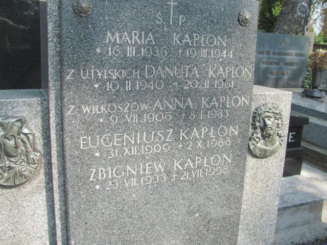 Maria Kapłon 1936 Kraków-Salwator - Grobonet - Wyszukiwarka osób pochowanych