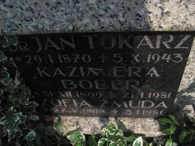 Jan Tokarz 1870 Kraków-Salwator - Grobonet - Wyszukiwarka osób pochowanych