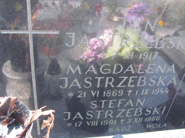 Magdalena Jastrzębska 1869 Kraków-Salwator - Grobonet - Wyszukiwarka osób pochowanych