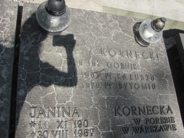 Józef Kornecki 1903 Kraków-Salwator - Grobonet - Wyszukiwarka osób pochowanych