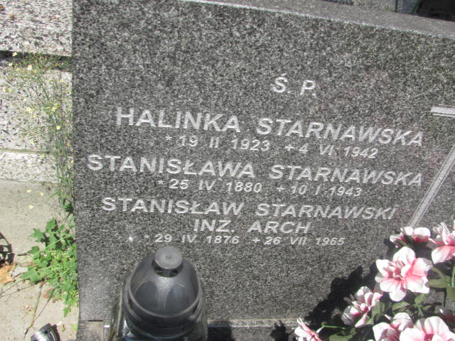 Stanisława Starnawska 1880 Kraków-Salwator - Grobonet - Wyszukiwarka osób pochowanych