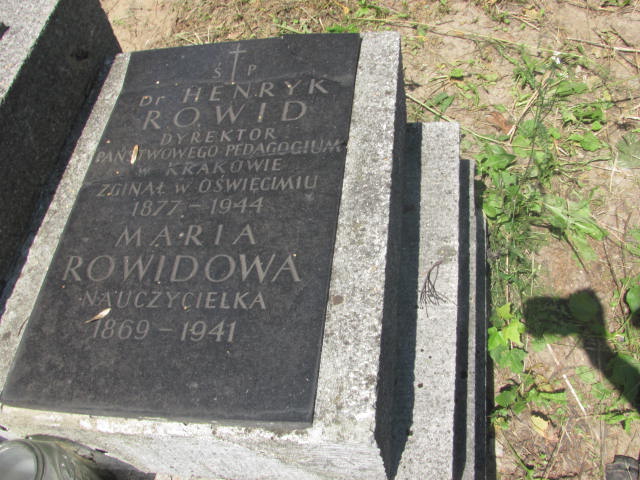 Maria Rowid 1868 Kraków-Salwator - Grobonet - Wyszukiwarka osób pochowanych