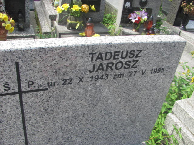 Jadwiga Jarosz 1945 Kraków-Salwator - Grobonet - Wyszukiwarka osób pochowanych