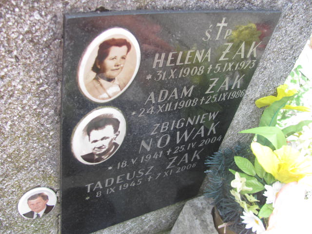 Adam Żak 1908 Kraków-Salwator - Grobonet - Wyszukiwarka osób pochowanych