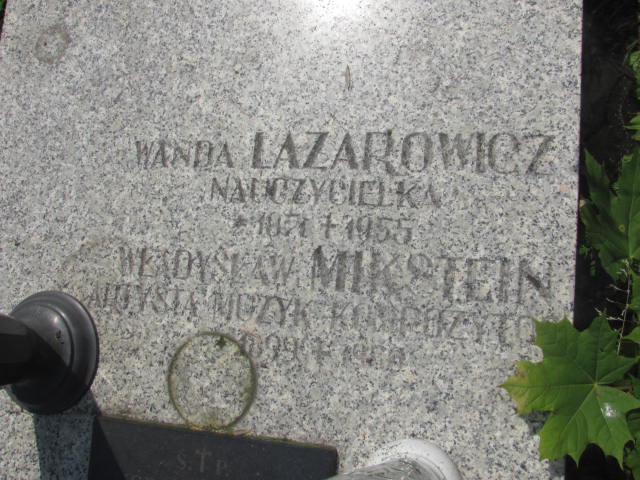 Wanda Łazarowicz 1870 Kraków-Salwator - Grobonet - Wyszukiwarka osób pochowanych