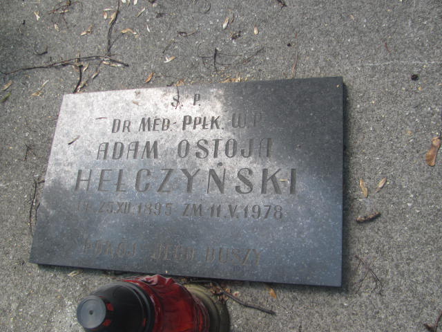 Adam Ostoja Hełczyński 1895 Kraków-Salwator - Grobonet - Wyszukiwarka osób pochowanych