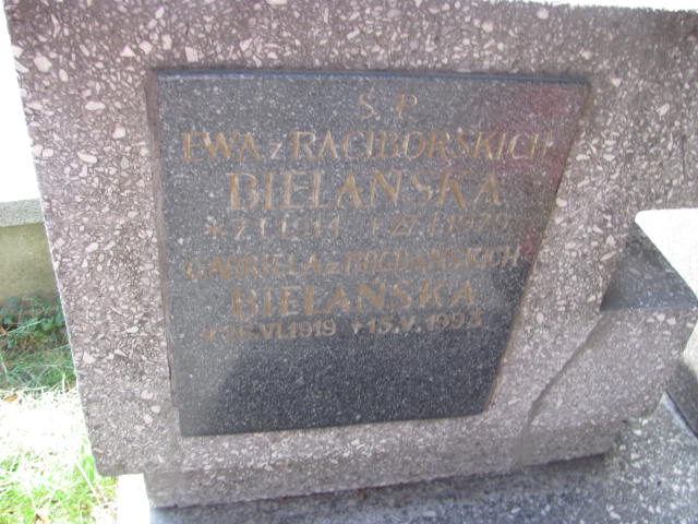 Ewa Bielańska 1914 Kraków-Salwator - Grobonet - Wyszukiwarka osób pochowanych