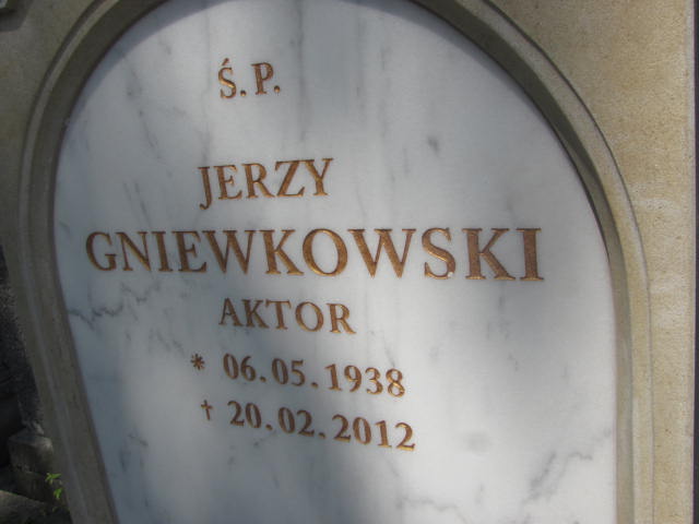 Jerzy Gniewkowski 1938 Kraków-Salwator - Grobonet - Wyszukiwarka osób pochowanych