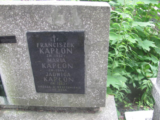 Jadwiga Kapłan 1903 Kraków-Salwator - Grobonet - Wyszukiwarka osób pochowanych