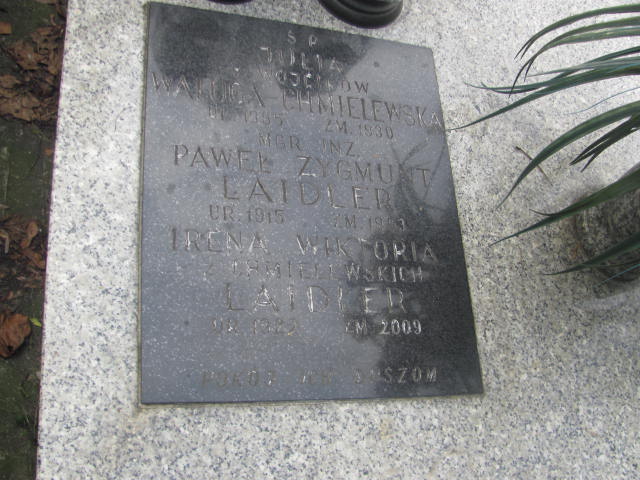 Paweł Zygmunt Laidler 1915 Kraków-Salwator - Grobonet - Wyszukiwarka osób pochowanych