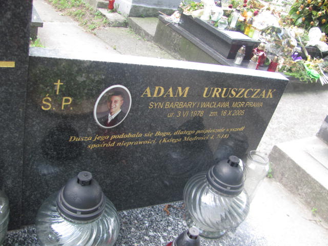 Adam Uruszczak 1978 Kraków-Salwator - Grobonet - Wyszukiwarka osób pochowanych