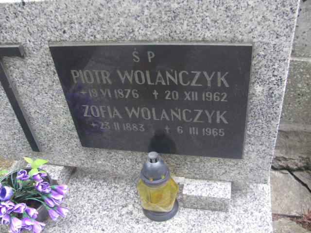 Piotr Wolańczyk 1876 Kraków-Salwator - Grobonet - Wyszukiwarka osób pochowanych