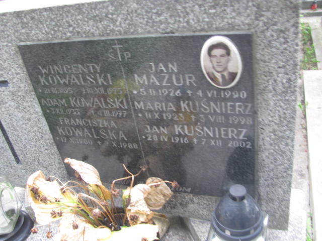 Jan Kuśnierz 1916 Kraków-Salwator - Grobonet - Wyszukiwarka osób pochowanych