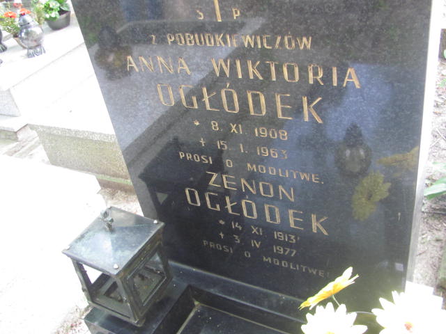 Anna Ogłódek 1908 Kraków-Salwator - Grobonet - Wyszukiwarka osób pochowanych