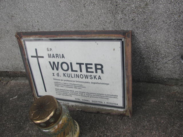Władysław Wolter 1861 Kraków-Salwator - Grobonet - Wyszukiwarka osób pochowanych