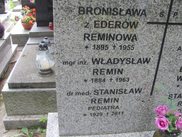 Bronisława Remin 1894 Kraków-Salwator - Grobonet - Wyszukiwarka osób pochowanych