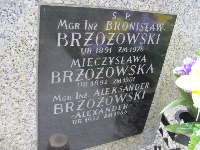Bronisław Brzozowski 1891 Kraków-Salwator - Grobonet - Wyszukiwarka osób pochowanych