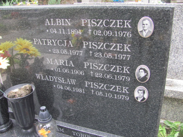 Maria Piszczek 1906 Kraków-Salwator - Grobonet - Wyszukiwarka osób pochowanych